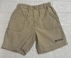 ファミリア　ショートパンツ　ベージュ　100サイズ　船　マリン　B