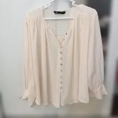zara　フレアブラウスのサムネイル