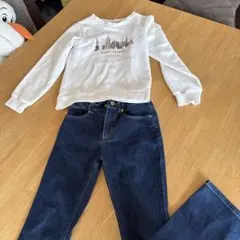 kate spade トレーナーとデニムパンツセット