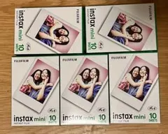 チェキフィルム instax mini インスタックスミニ 　50枚　5パック