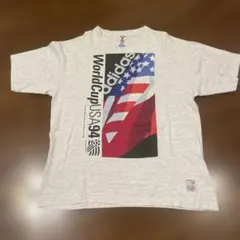 アディダス 1994年 アメリカW杯 Tシャツ USA製 シングル