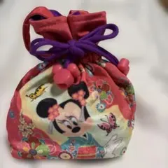 ディズニー ミニーマウス 和柄 巾着袋 東京ディズニーリゾート
