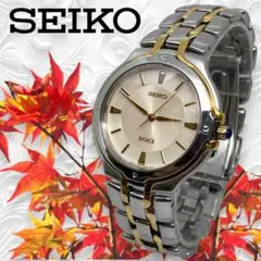 Ⴤ1346 ꕤ極美品 SEIKO ドルチェ 腕時計 コンビ 3針 クォーツ 防水