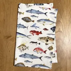 ランチョンマット　大きめ　魚柄　50×40 ハンドメイドのサムネイル