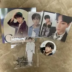 JO1 豆原一成 トレカ アクスタ 缶バッジセット