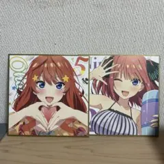 五等分の花嫁 映画特典 色紙セット