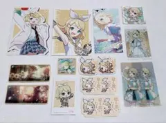 鏡音リン ウエハース コースター しおり ステッカー まとめ売り - メルカリ