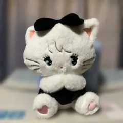 mikko characters ブラックリボン　BIGぬいぐるみ　ムース