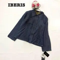 IBERIS イベリス　レディース　テーラードジャケット　タグ付き　M ブルー系
