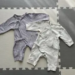 ululu アイレットカバーオール ニューボーンコットンカバーオール