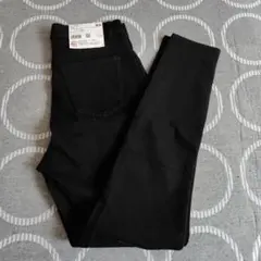 UNIQLO HEATTECH ブラックスキニーパンツ Lサイズ