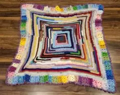 グラニースクエアブランケット 約100cm