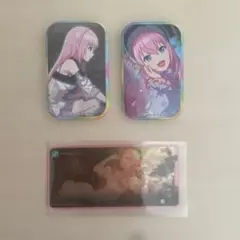プロセカ 巡音ルカ 缶バッチ2個 メモステ