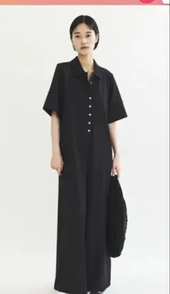 新品タグ付き】XS 高山直子さんコラボ/ハーフスリーブオールインワン