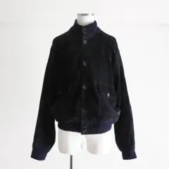 1980s GERARDO RUSSO ブラックスエード　バルスタージャケット