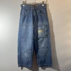 C-137 90s AVIREX パッチワークデニムパンツ　10