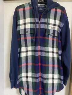 POLOSPORT ハーフジップフーデッドシャツ ポロスポーツ　L