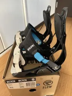 FLOW MICRON ビンディング XS ブラック/ホワイト