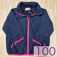 100cm 子ども キッズ 上着 春 ジャンバー ネイビー 女の子 ジャケット