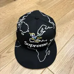 正規品　Supreme Worldwide Box Logo New Era 黒