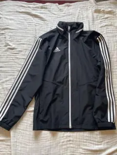 adidas ブラック ウィンドブレーカー Fサイズ