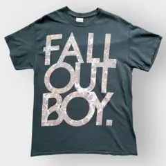 00s FALL OUT BOY Tシャツ GILDAN ブラック 大判プリント