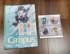 ヒロアカ キャンパスノート+購入特典 缶バッジ