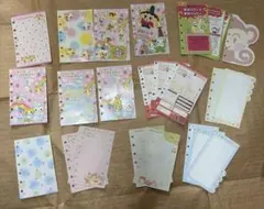 平成レトロ　シール付きシール台紙　メモ　リフィル　B7 色々セット