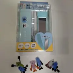 スンスン ノンノン 3in1 スライドコームくし ミラー スシロー クリアピック