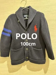 ポロ ラルフローレン 男の子 カーディガン ネイビー　100cm