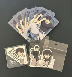 呪術廻戦　伏黒甚爾　アートカードコレクション　ステッカー　コースター