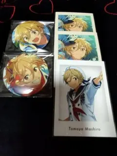 あんスタ 真白友也 缶バッジ&ぱしゃっつセット