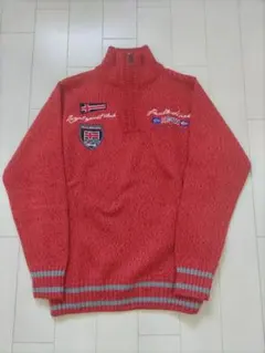 ハーフジップセーター　M