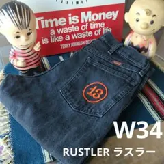a2386 RUSTLER ラスラー E7621CB W34 ストレートブラックのサムネイル