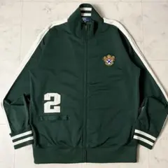 ラルフローレン エンブレム刺繍 サイドライン トラックジャケット M相当