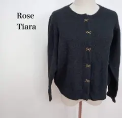 ★訳あり★Rose Tiara ローズティアラ ニットカーディガン 大きいサイズ