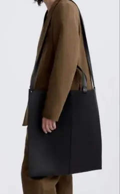ZARA OriginsフラットレザートートL