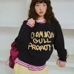 Common gull products ニット ネイビー 紺 Mサイズ