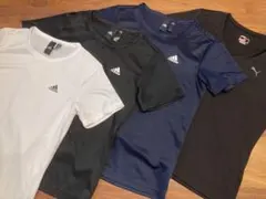 未使用 レディース adidas puma Tシャツ S 半袖 ４点 まとめ売り