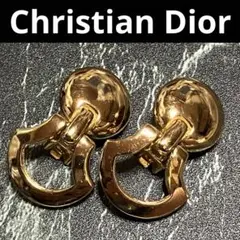 Christian Dior ディオール イヤリング ゴールドカラー