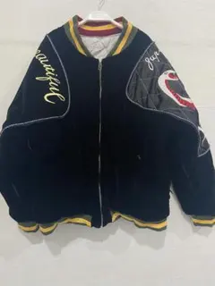 KAPITAL ボーン(骨)スタジャン クリーム/ブラック KAPITAL(キャピタル) / KAPITAL KOUNTRY/スカルボーン刺繍