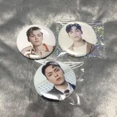 seventeenバーノン 缶バッジ 3種セット ポップアップ