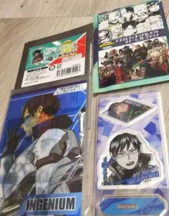 ヒロアカ レンチキュラー絵はがき アクリルフィギュア&チャーム 飯田天哉