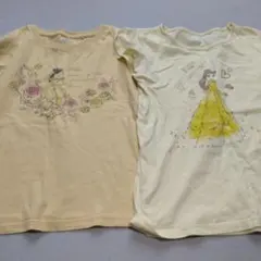 ディズニー　プリンセスTシャツ　120㌢ 2枚セット