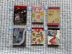 平成レトロ　メモ帳6セットまとめ売り