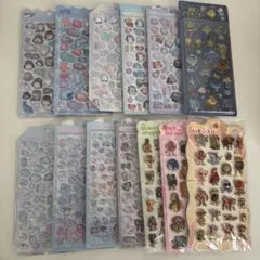 ボンボンドロップシール　きゅるるんシール　ぷくぷくシール　13枚セット