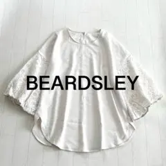 美品】定価2.7万✴︎BEARDSLEY パールボタンリネン前後ブラウス 黒 