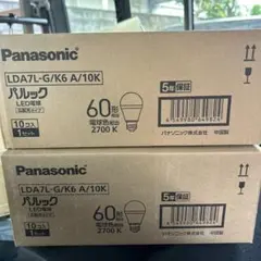 パナソニック LED電球 LDA7L-G/K6 A/10K 10個入り2箱