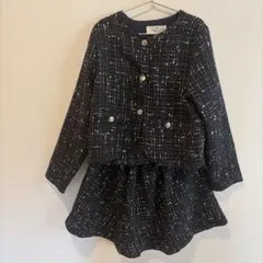 H&M キッズ 150cmツイード セットアップ 入学式　発表会 フォーマル