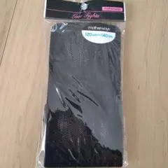 【新品】motherways タイツ リボン柄　黒 120cm~140cm